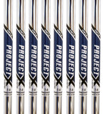 Rifle Project X Flighted Steel Iron Golf Club Shafts – Set of 8 Shafts (3->PW)