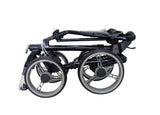 QWIK-FOLD 4 Wheel Folding Push Pull Golf Cart - Foot Brake - ONE Second to Open & Close!