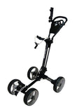 QWIK-FOLD 4 Wheel Folding Push Pull Golf Cart - Foot Brake - ONE Second to Open & Close!