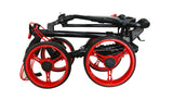 QWIK-FOLD 4 Wheel Folding Push Pull Golf Cart - Foot Brake - ONE Second to Open & Close!