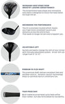 Aspire PRO-X Men's 460cc Titanium Face Adjustable Golf Driver – Regular or Stiff Flex