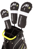 Precise M3 Men's 14 Piece Complete Right Hand Golf Club Package Set - 2 Colors & 3 Sizes Available!