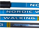 Aspire Nordic Walking Sticks Poles For Hiking, Trekking – 3 Sizes & 6 Colors!