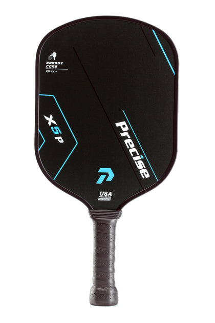 Precise X5p Pickleball Paddle – Smooth Surface for Power & Speed – Lightweight Core & Comfort Grip – USAPA Approved