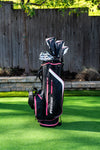 Precise M8 Ladies 15 Piece Right Hand Complete Golf Clubs Package Set – Ladies Flex Graphite Shafts – Regular & Petite Size Available