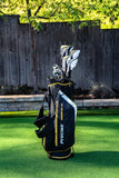 Precise M8 17-Piece Mens Right Hand Golf Clubs Complete Set w/ Lightweight Kevlar Graphite Shafts, Regular & Tall Sizes