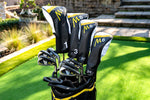 Precise M8 17-Piece Mens Right Hand Golf Clubs Complete Set w/ Lightweight Kevlar Graphite Shafts, Regular & Tall Sizes