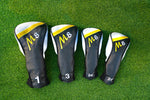 Precise M8 17-Piece Mens Right Hand Golf Clubs Complete Set w/ Lightweight Kevlar Graphite Shafts, Regular & Tall Sizes