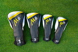 Precise M8 17-Piece Mens Right Hand Golf Clubs Complete Set w/ Lightweight Kevlar Graphite Shafts, Regular & Tall Sizes