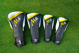 Precise M8 Mens 17 Piece Complete Right Hand Golf Clubs Package Set – Feat. Kevlar Graphite Shafts – Regular & Tall Size Available
