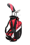 La Jolla Junior Golf Club Set – Lightweight Driver, Stainless Steel Irons & Wide Putter with Stand Bag (Available in 5 Age Groups - Right & Left Hand)