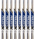 Rifle Project X Flighted Steel Iron Golf Club Shafts – Set of 8 Shafts (3->PW)