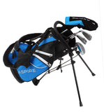 Aspire Junior Plus Premium Golf Club Set for Children, Kids - 5 Age Groups Boys and Girls - Right Hand