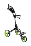 CUBE CART 3 Wheel Push Pull Golf Cart - Two Step Open/Close - Smallest Folding Lightweight Golf Cart in The World