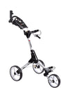 CUBE CART 3 Wheel Push Pull Golf Cart - Two Step Open/Close - Smallest Folding Lightweight Golf Cart in The World