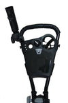 QWIK-FOLD 3 Wheel Push Pull Golf Cart - Foot Brake - ONE Second to Open & Close!