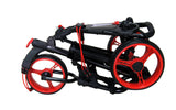 QWIK-FOLD 3 Wheel Push Pull Golf Cart - Foot Brake - ONE Second to Open & Close!