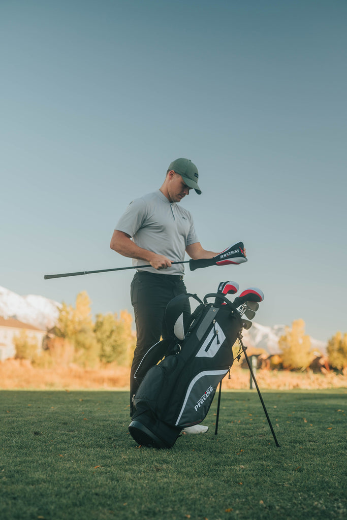 Mens Graphite Golf Set with Cart Bag