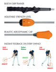 Power Stick Golf Distance Training Aid - Increase Swing Speed and Develop Lag for More Power