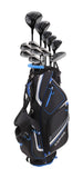 Aspire PRO-X 19 Piece Men's Complete Right Hand Golf Club Package Set - Regular & Tall Size Available