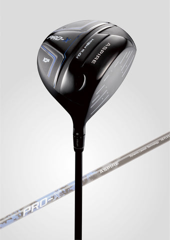 Aspire PRO-X Men's 460cc Titanium Face Adjustable Golf Driver – Regular or Stiff Flex