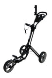 QWIK-FOLD 3 Wheel Push Pull Golf Cart - Foot Brake - ONE Second to Open & Close!