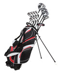 Precise S7 18 Piece Complete Men’s Right Hand Golf Club Set, Available in Regular & Tall Size, Blue & Red Options
