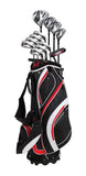 Precise S7 18 Piece Complete Men’s Right Hand Golf Club Set, Available in Regular & Tall Size, Blue & Red Options