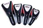 Precise S7 18 Piece Complete Men’s Right Hand Golf Club Set, Available in Regular & Tall Size, Blue & Red Options