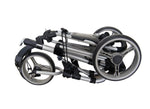 QWIK-FOLD 3 Wheel Push Pull Golf Cart - Foot Brake - ONE Second to Open & Close!