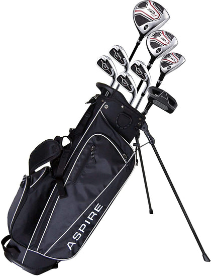 Aspire XD1 Teen 13 Piece Golf Club Package Set – Available in Right & Left Handed – Designed for Ages 13-16