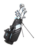 Precise AMG 14 Piece Ladies Women's Complete Right Hand Golf Club Package Set - 2 Color Options & 2 Sizes Available