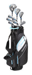 Precise AMG 14 Piece Ladies Women's Complete Right Hand Golf Club Package Set - 2 Color Options & 2 Sizes Available