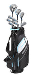 Precise AMG 14 Piece Ladies Women's Complete Right Hand Golf Club Package Set - 2 Color Options & 2 Sizes Available