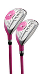 Precise M5+ Ladies 17 Piece Complete Right Hand Womens Golf Clubs Set w/ Cart Bag - 2 Color Options!