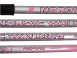 Aspire Nordic Walking Sticks Poles For Hiking, Trekking – 3 Sizes & 6 Colors!