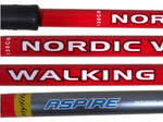 Aspire Nordic Walking Sticks Poles For Hiking, Trekking – 3 Sizes & 6 Colors!